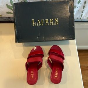 The shoes look new, worn twice.